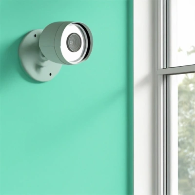 Oceanside vivint camera facing a window